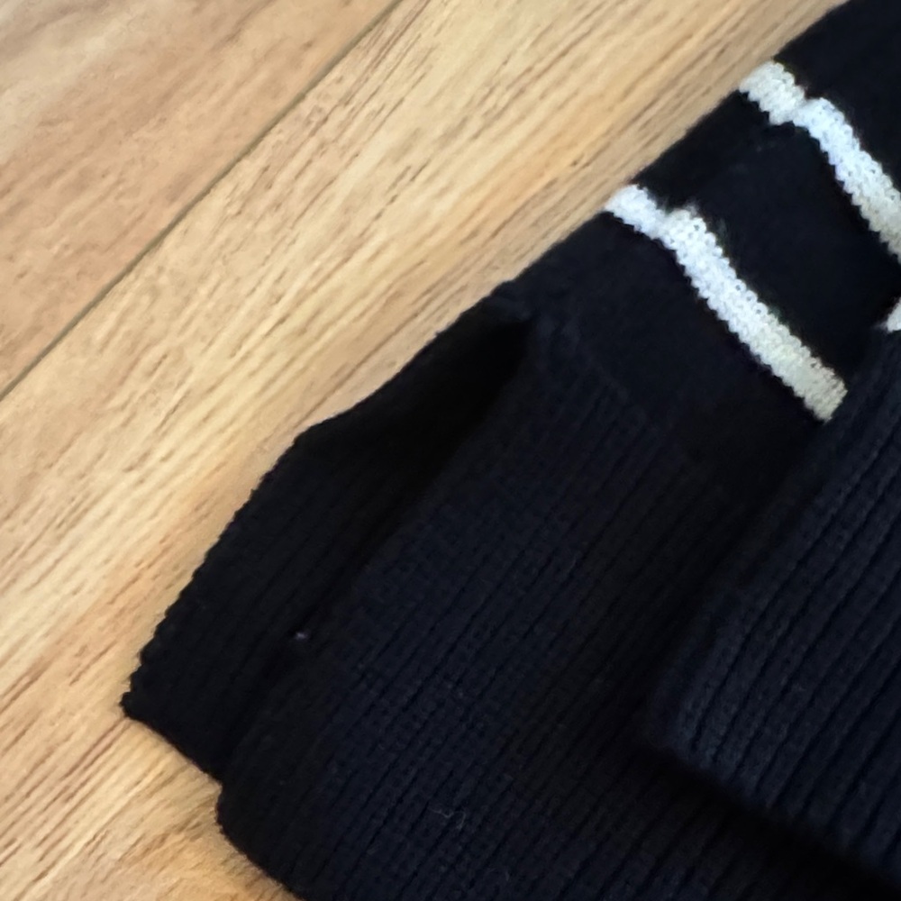 Zara Black and White Striped Sweater - Picture 4 of 10